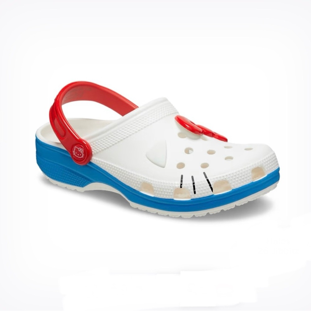 NWT Crocs x Sanrio Hello Kitty 50th Anniversary clogs - W9/M7 - Picture 5 of 6